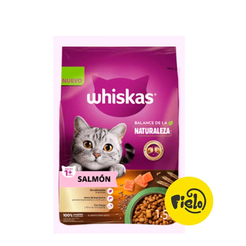 Whiskas Gatos Adultos Sabor a Salmon