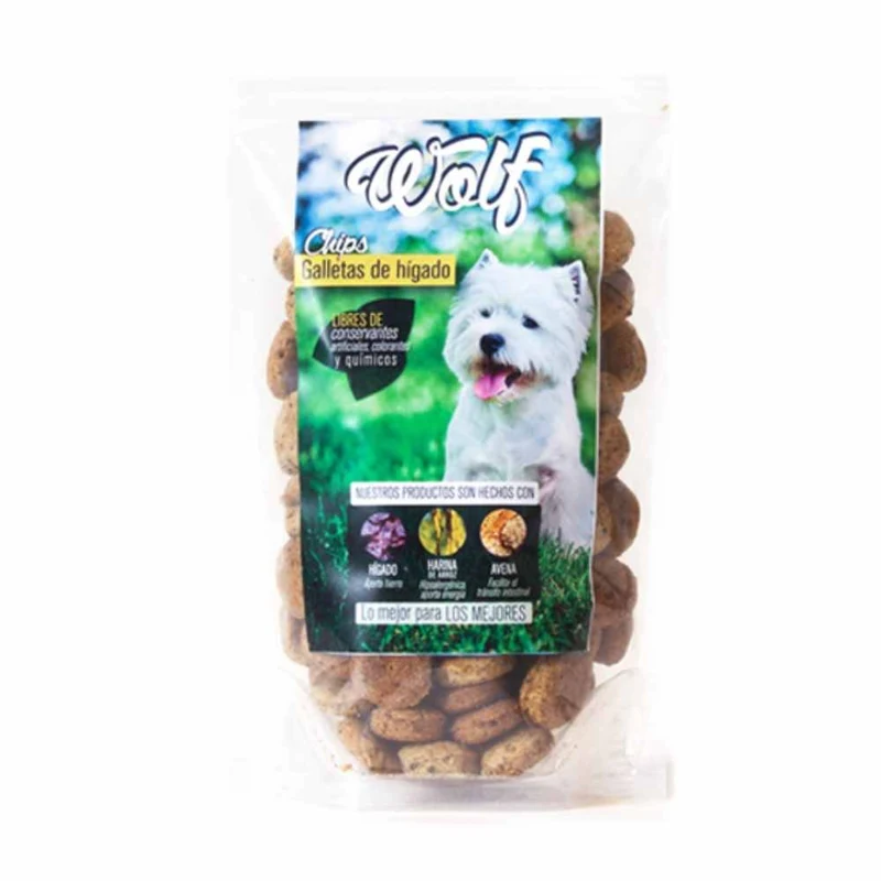 Wolf Chips Galleta De Hígado Raza Pequeña